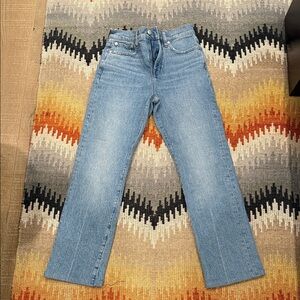 NWOT *hemmed* MADEWELL 90s Straight Leg Sz 24